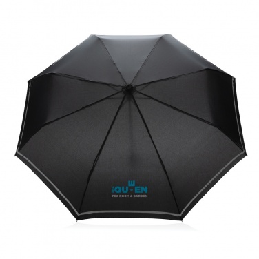 Logotrade promotional gift image of: 20.5"Impact AWARE™ RPET 190T pongee mini reflective umbrella