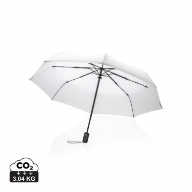Logo trade corporate gifts picture of: 21" Impact AWARE™ RPET 190T auto open/close umbrella
