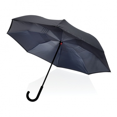 Logo trade promotional items picture of: 23" Impact AWARE™ RPET 190T reversible umbrella
