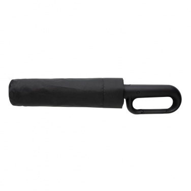 Logotrade promotional products photo of: Yara 21" AWARE™ RPET solid colour umbrella with carabiner