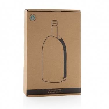 Logo trade corporate gifts picture of: Vino AWARE™ RPET wine cooler sleeve