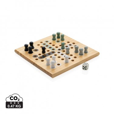 Logo trade promotional items image of: Claire wooden Ludo game