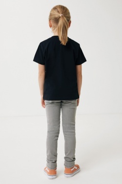 Logo trade corporate gift photo of: Iqoniq Koli kids lightweight recycled cotton t-shirt