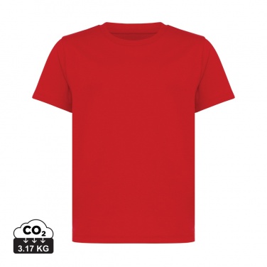Logo trade promotional gifts image of: Iqoniq Koli kids lightweight recycled cotton t-shirt