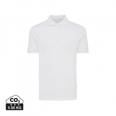 Logo trade corporate gifts image of: Iqoniq Yosemite recycled cotton pique polo