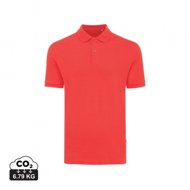 Logo trade corporate gifts picture of: Iqoniq Yosemite recycled cotton pique polo