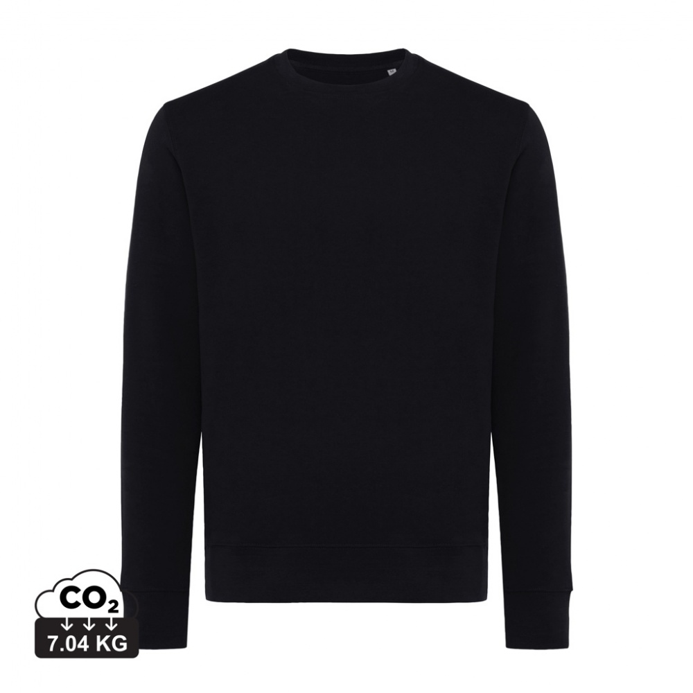 Logo trade promotional gift photo of: Iqoniq Etosha lightweight recycled cotton crew neck