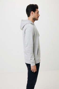 Logo trade promotional giveaways picture of: Iqoniq Torres recycled cotton hoodie undyed