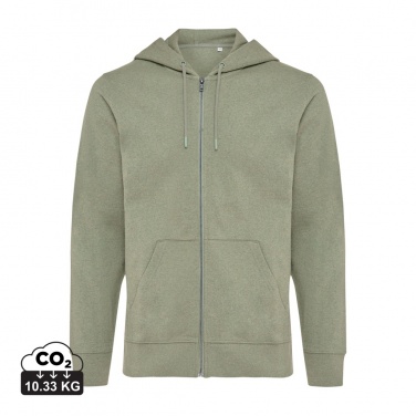 Logotrade promotional item image of: Iqoniq Abisko recycled cotton zip through hoodie
