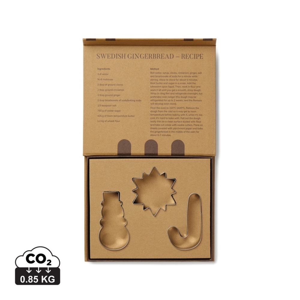 Logotrade promotional merchandise image of: VINGA Classic cookie cutter 3-piece set