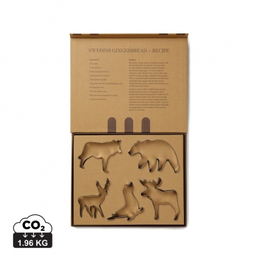 Logo trade business gift photo of: VINGA Nordic big 5 cookie cutter 5-piece set