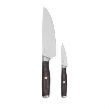 Logo trade corporate gifts image of: VINGA Tara RCS recycled steel chef's set