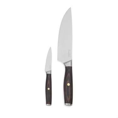 Logo trade promotional giveaways image of: VINGA Tara RCS recycled steel chef's set