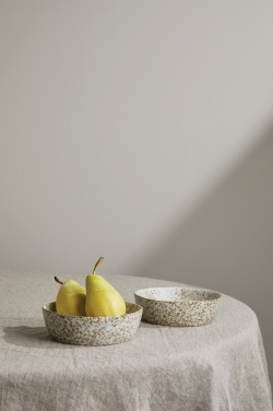 Logo trade corporate gift photo of: VINGA Nuvem stoneware mini bowl, 2 pcs set