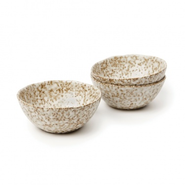 Logo trade business gifts image of: VINGA Nuvem stoneware mini bowl, 3 pcs set