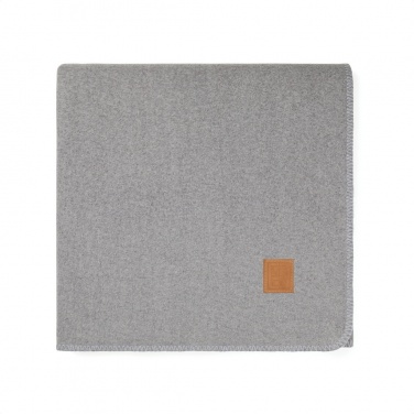Logo trade business gifts image of: VINGA Moulton GRS RPET blanket