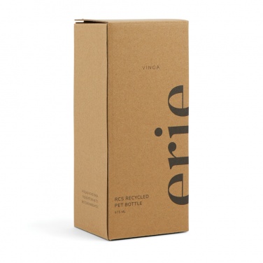 Logo trade promotional item photo of: VINGA Erie RCS recycled pet bottle 575 ML