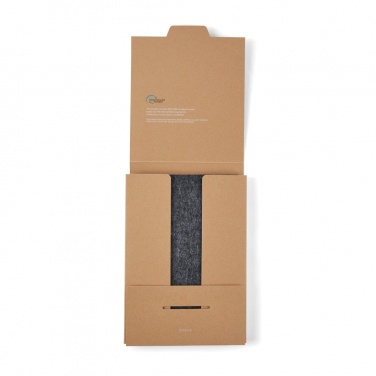 Logo trade promotional gifts image of: VINGA Albon GRS recycled felt notebook