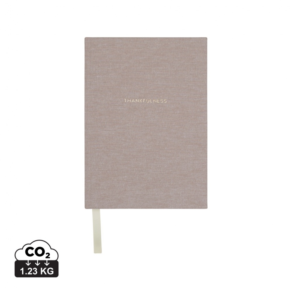 Logo trade promotional products picture of: VINGA Thankfulness GRS recycled paper journal