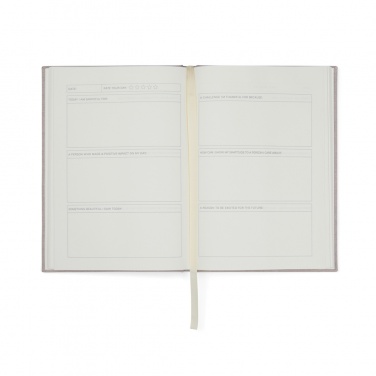 Logo trade advertising products picture of: VINGA Thankfulness GRS recycled paper journal