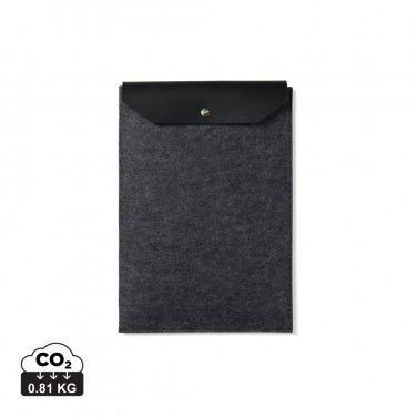 Logo trade promotional gifts image of: VINGA Albon GRS recycled felt 15" laptop sleeve
