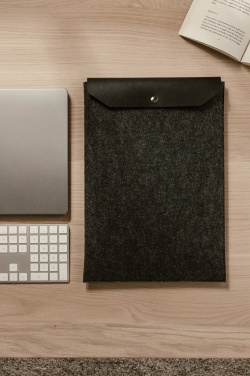 Logo trade promotional merchandise photo of: VINGA Albon GRS recycled felt 17" laptop sleeve