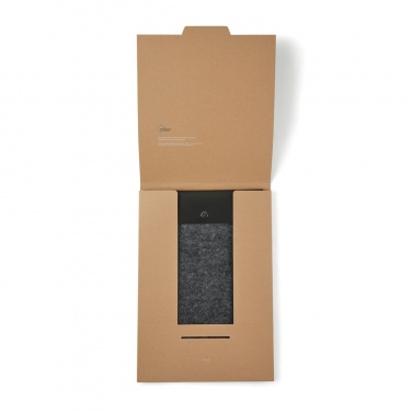 Logo trade promotional merchandise image of: VINGA Albon GRS recycled felt 17" laptop sleeve