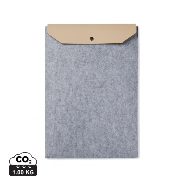 Logo trade advertising product photo of: VINGA Albon GRS recycled felt 17" laptop sleeve