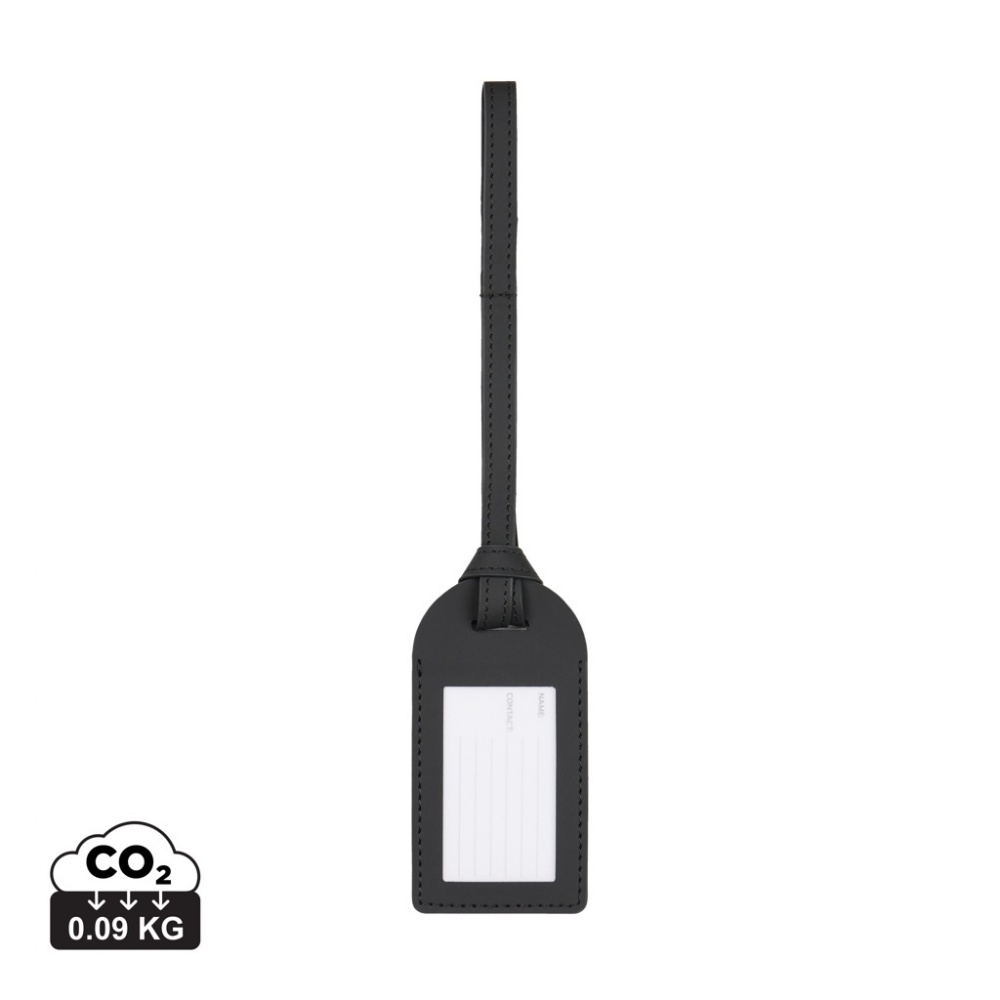Logo trade corporate gifts picture of: VINGA Baltimore RCS recycled polyester luggage tag