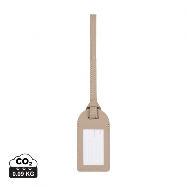 Logotrade promotional product picture of: VINGA Baltimore RCS recycled polyester luggage tag