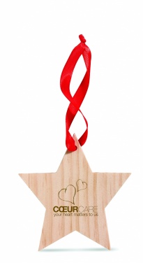 Logo trade promotional item photo of: Star shaped hanger