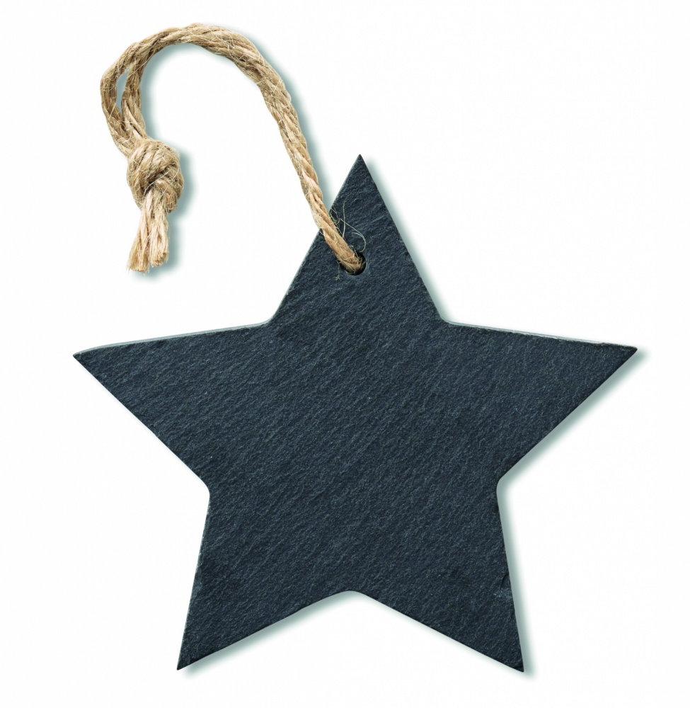 Logo trade promotional gifts image of: Slate xmas hanger star