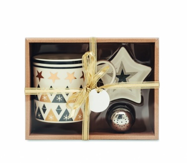 Logo trade promotional products image of: Mug mini plate filter in box