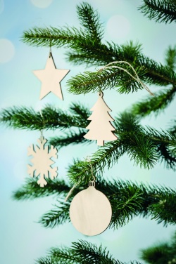 Logotrade promotional giveaway picture of: Wooden star shaped hanger