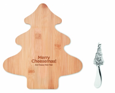 Logotrade promotional giveaway picture of: Cheese board set in bamboo Essen