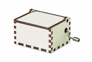 Logo trade promotional giveaway photo of: Wooden Christmas music box
