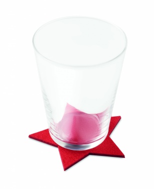 Logotrade promotional gift image of: RPET 4 felt coaster set