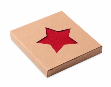 Logo trade promotional giveaways picture of: RPET 4 felt coaster set