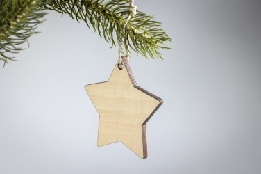 Logotrade advertising product picture of: Christmas ornament star