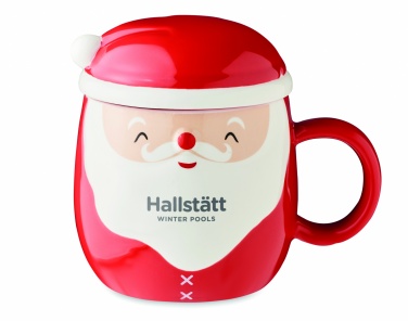 Logotrade promotional giveaways photo of: Ceramic mug with lid 370 ml