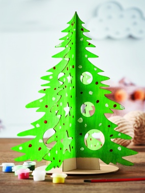 Logo trade advertising products image of: DIY wooden Christmas tree