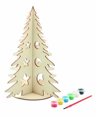 Logo trade promotional merchandise picture of: DIY wooden Christmas tree