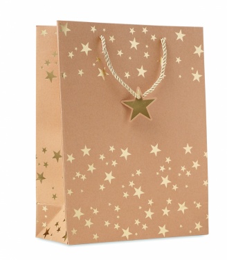 Logo trade promotional products image of: Gift paper bag with pattern