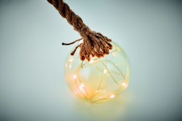 Logo trade promotional gift photo of: Glass bauble LED light
