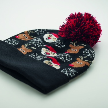 Logo trade promotional product photo of: Christmas knitted beanie