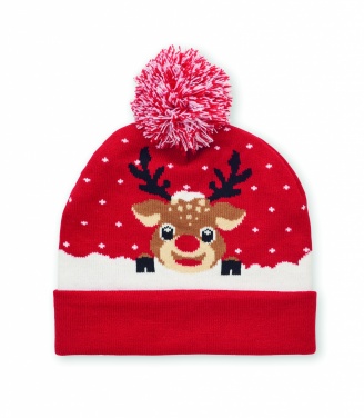 Logo trade promotional merchandise photo of: Christmas knitted beanie