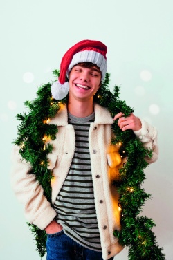 Logotrade promotional gift image of: Long Christmas knitted beanie