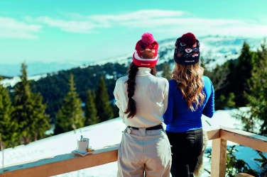 Logotrade advertising product picture of: Christmas knitted beanie LED