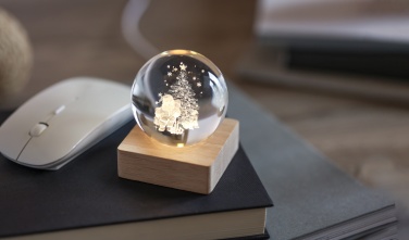 Logotrade promotional giveaway image of: Christmas LED crystal ball