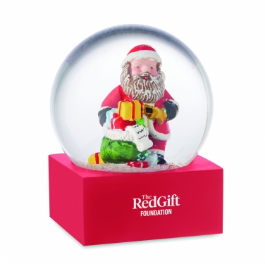Logo trade promotional products image of: Snow ball glass ornament